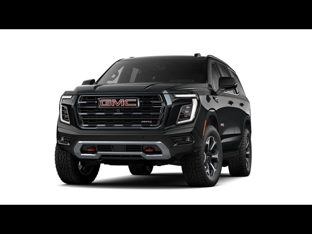 2026 GMC Yukon AT4 in Onyx Black — front three-quarter view
