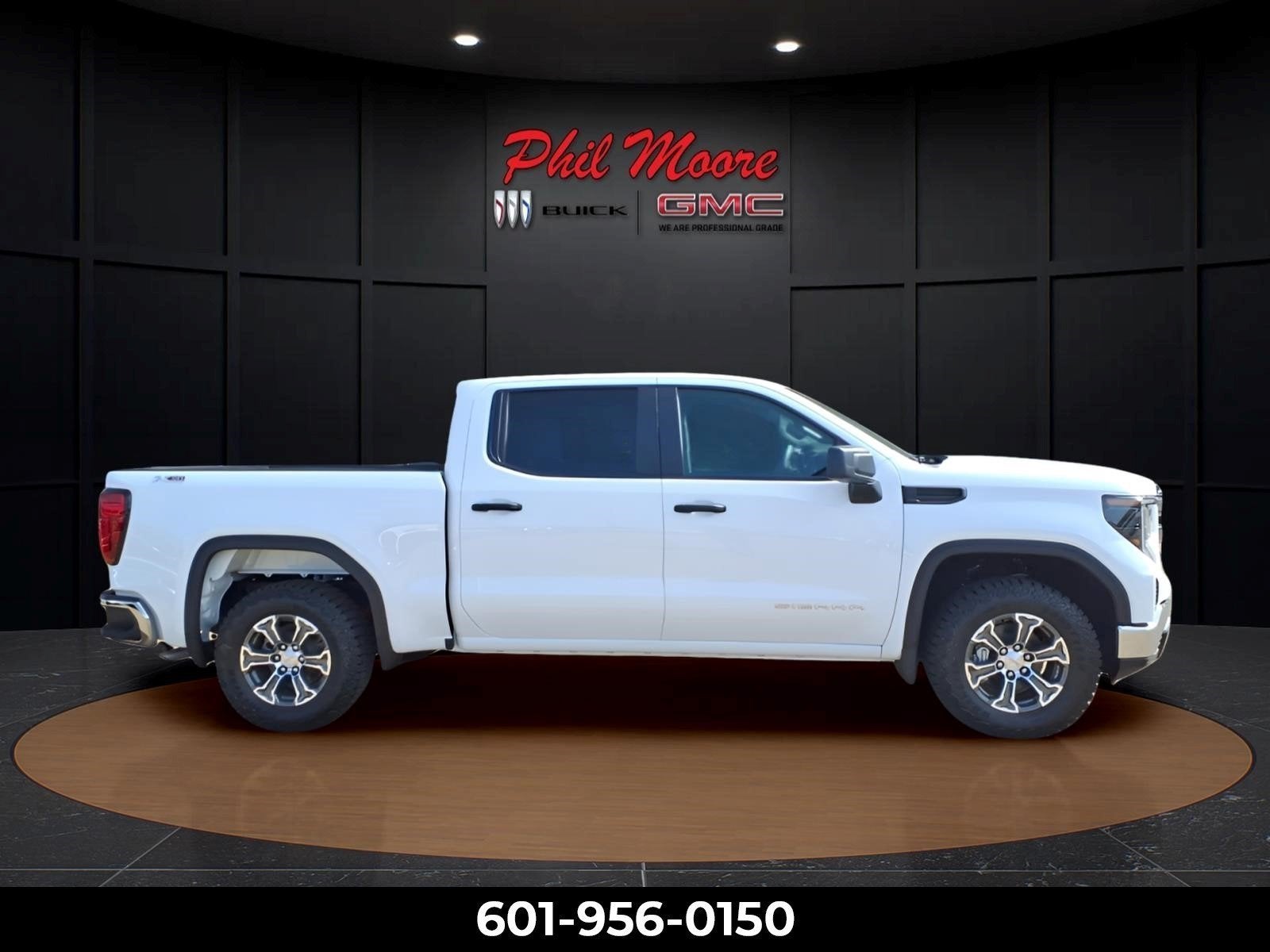 2026 GMC Sierra 1500 Pro in Summit White — front three-quarter view