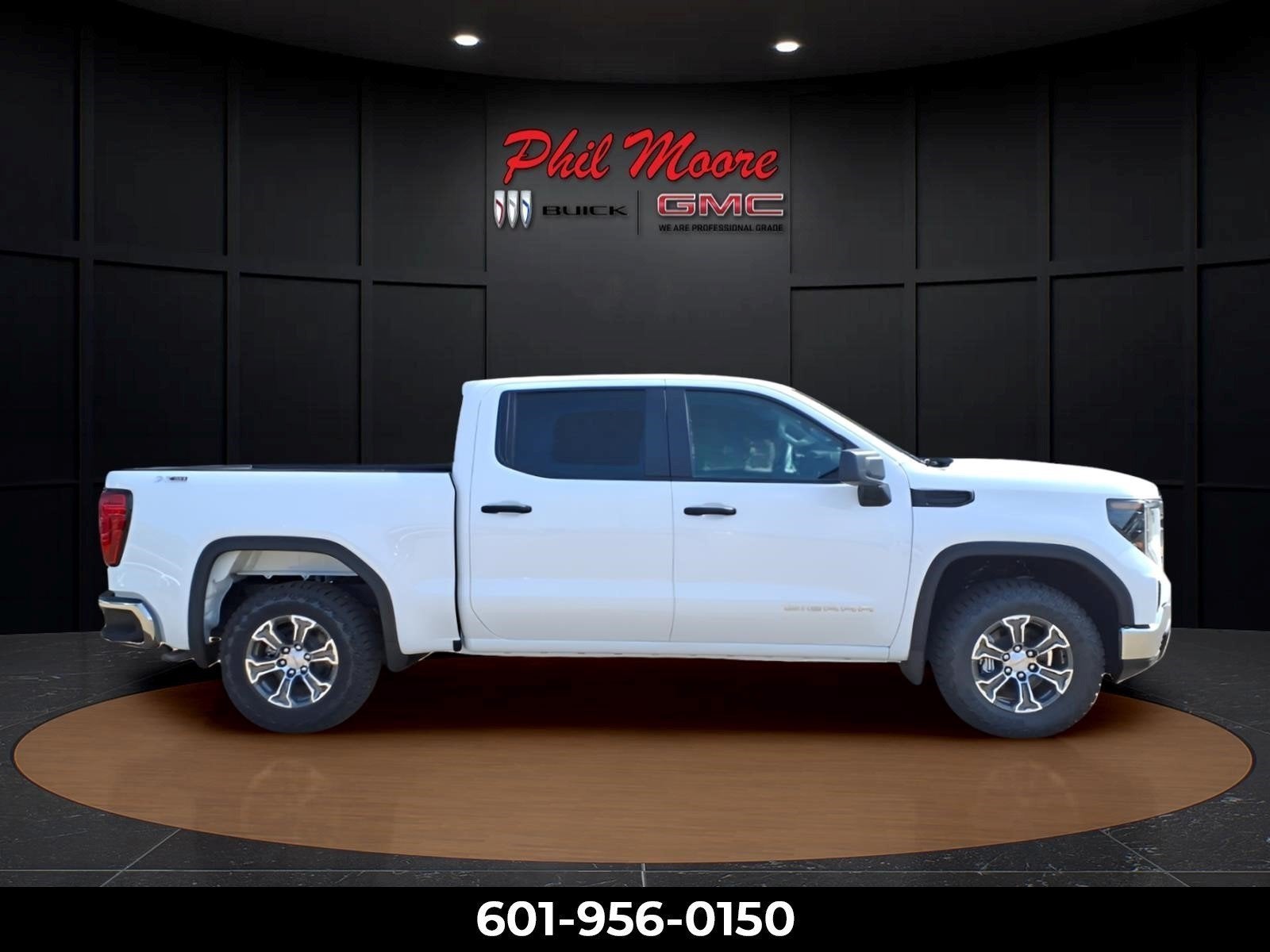 2026 GMC Sierra 1500 Pro in Summit White — front three-quarter view
