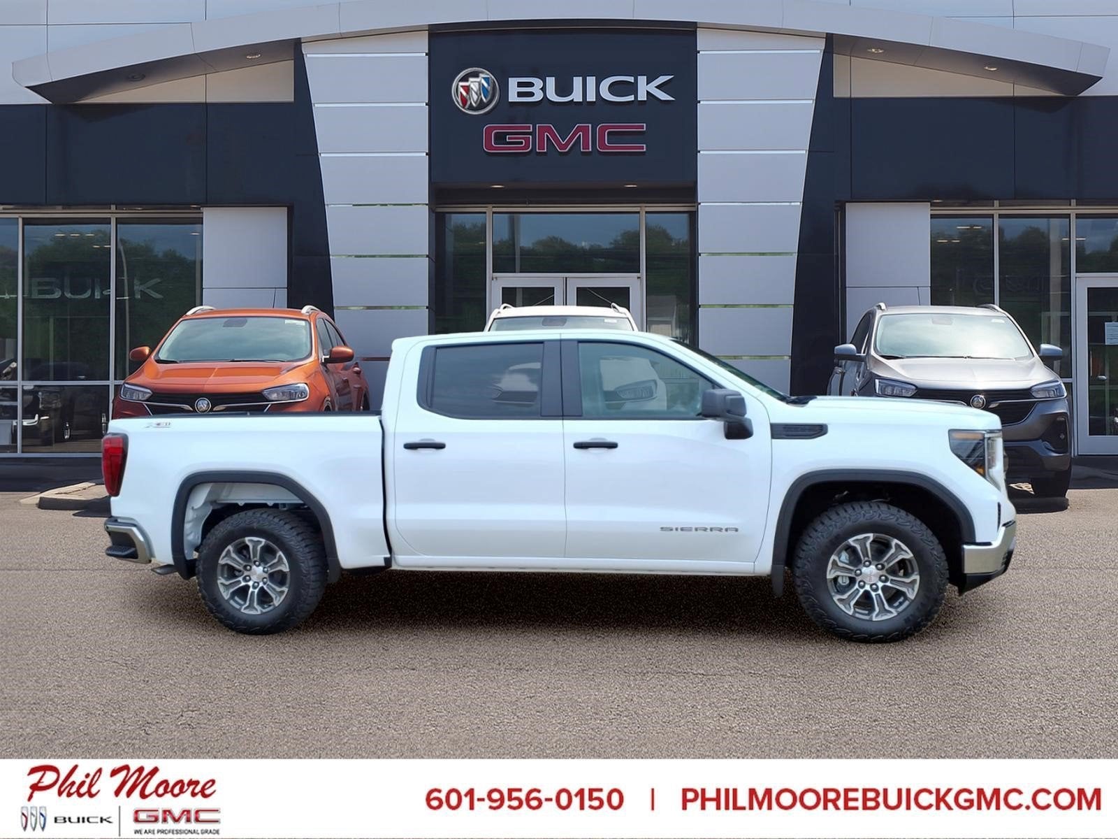 2026 GMC Sierra 1500 Pro in Summit White — front three-quarter view