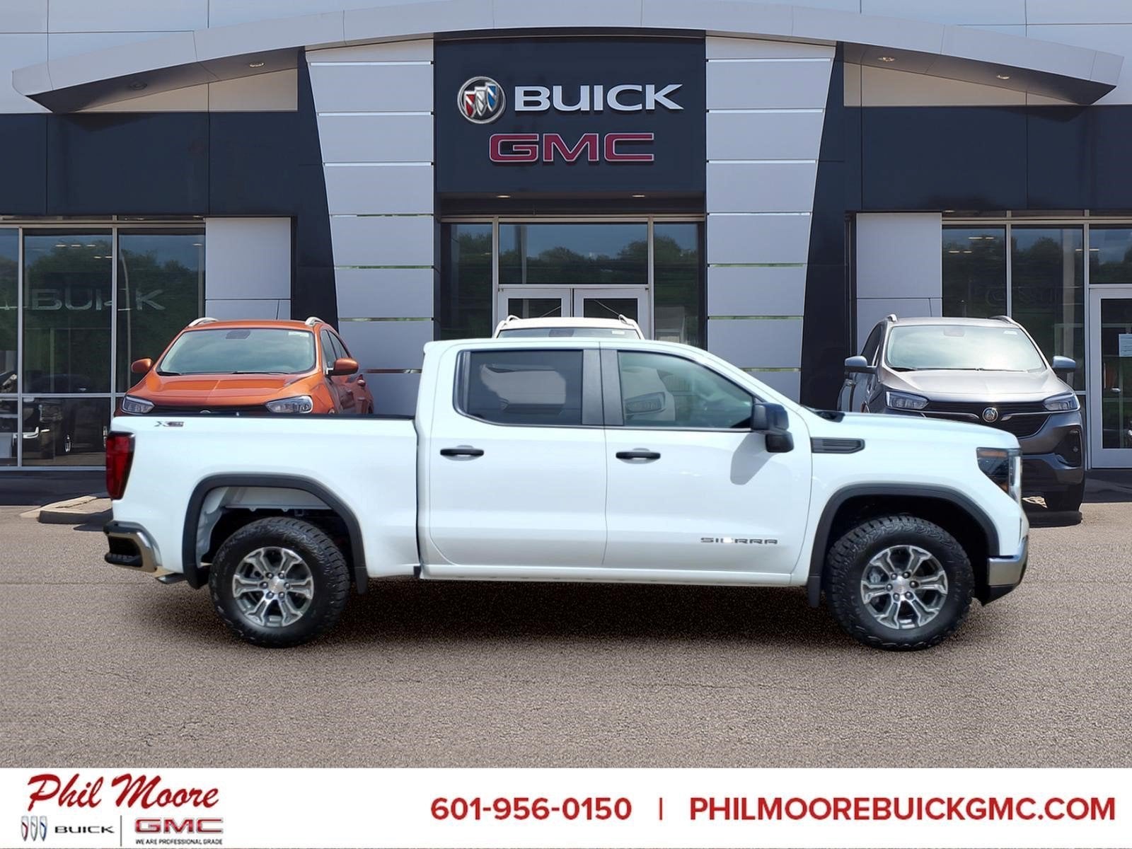 2026 GMC Sierra 1500 Pro in Summit White — front three-quarter view