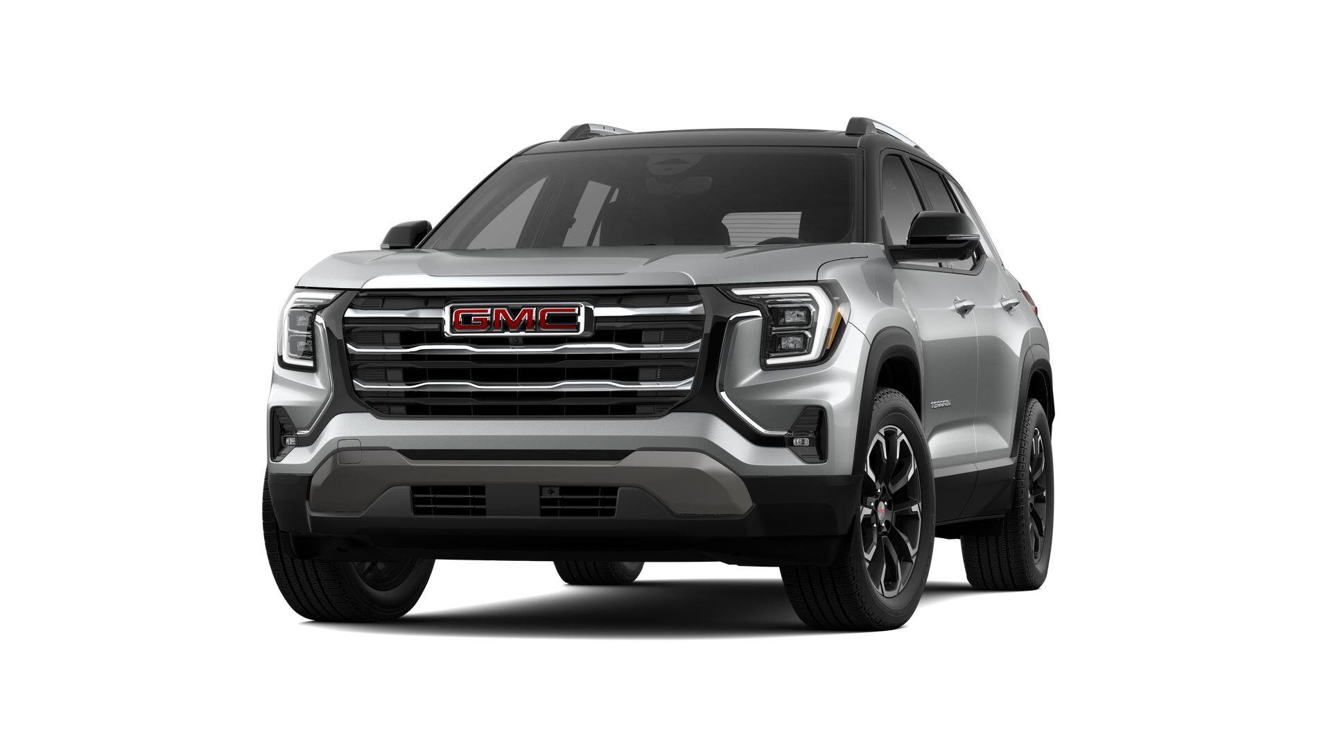 2026 GMC Terrain Elevation in Sterling Metallic — front three-quarter view
