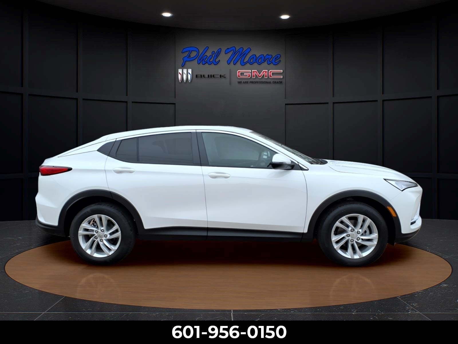2026 Buick Envista Preferred in Summit White — front three-quarter view