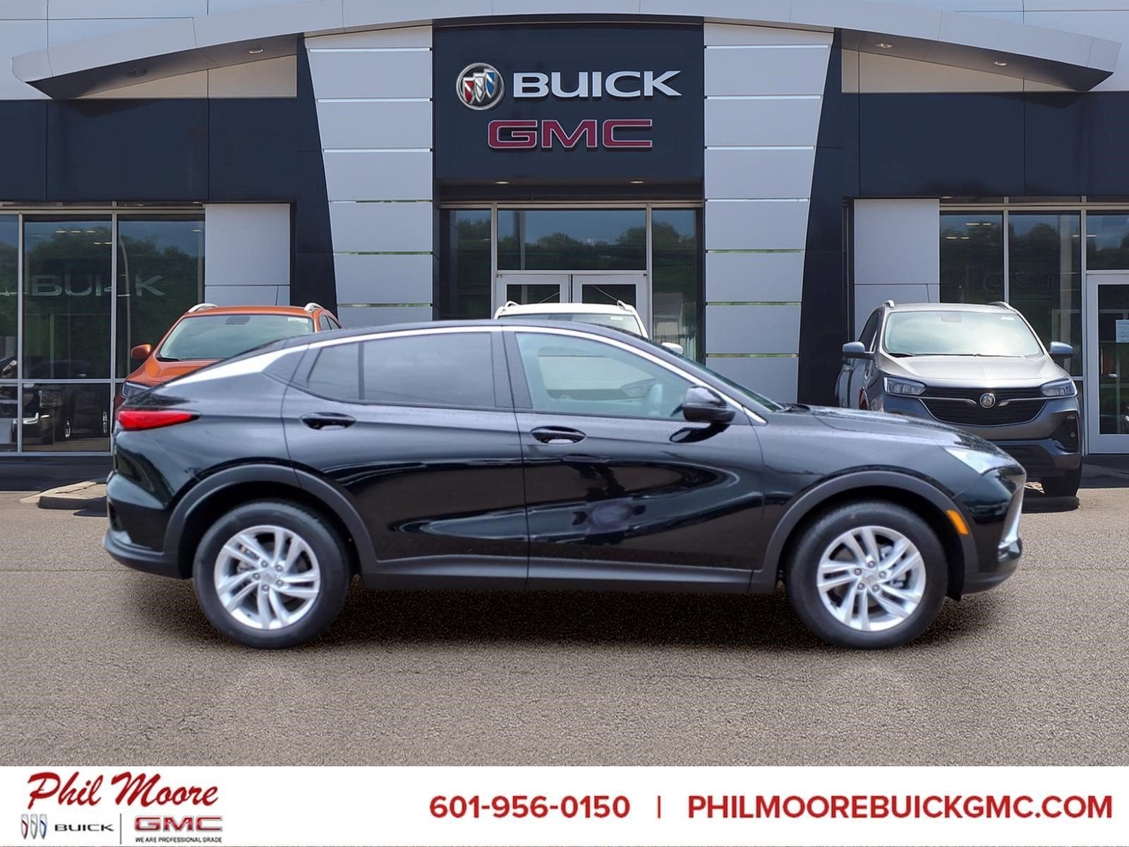 2026 Buick Envista Preferred in Ebony Twilight Metallic — front three-quarter view